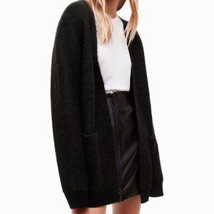 Wilfred Free Black Cardigan from Aritzia